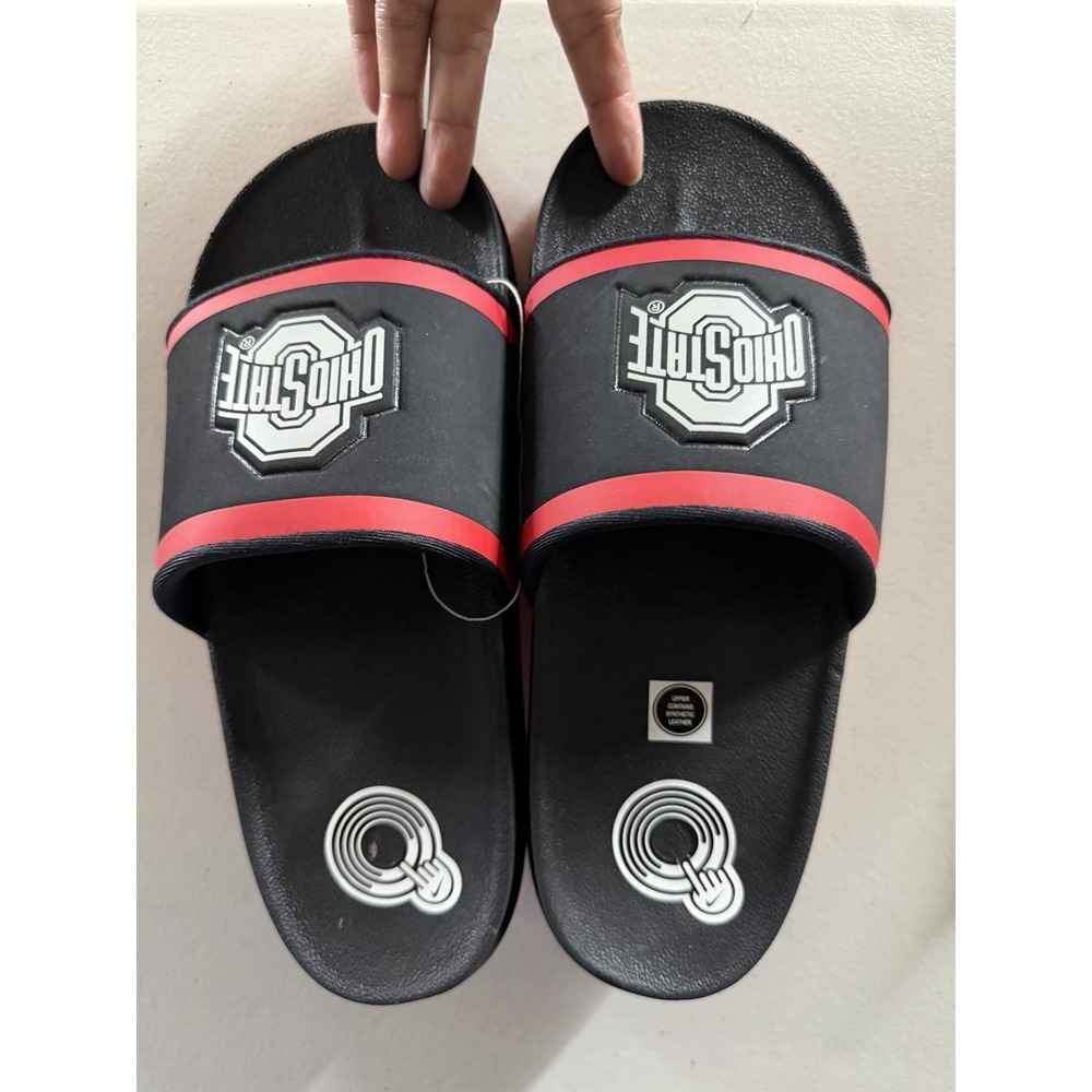 Ohio State Nike Men's Slides Slippers Black Red Comfy‎ Foam